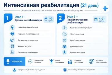 Реабилитация за 21 день в Истре